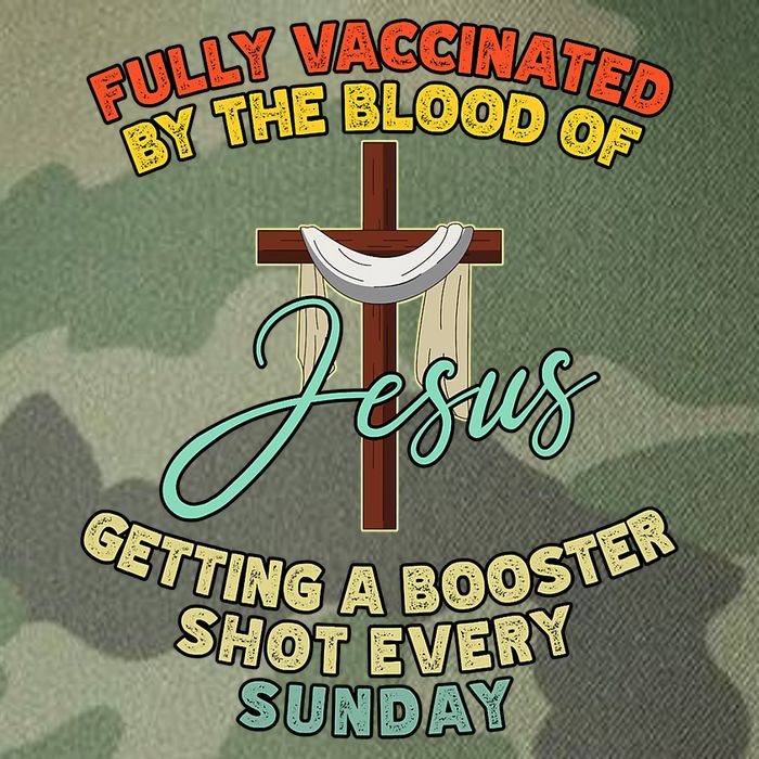 Fully Vaccinated By The Blood Of Jesus Getting A Booster Shot Every Sunday Legacy Tie Dye Trucker Hat