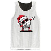 Funny Volleyball Ball Santa Hat Dabbing Xmas Pajamas Mesh Reversible Basketball Jersey Tank