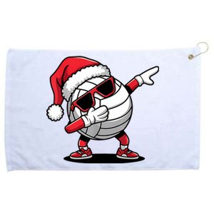 Funny Volleyball Ball Santa Hat Dabbing Xmas Pajamas Grommeted Golf Towel