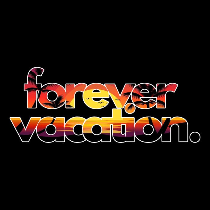 Forever Vacation Beach Sunset Tropical 16 in Basic Backpack