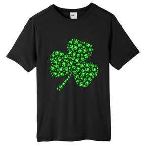 Funny Volleyball Ball Shamrock Clover St Patrick's Day Gift Tall Fusion ChromaSoft Performance T-Shirt