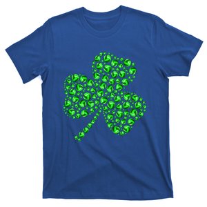 Funny Volleyball Ball Shamrock Clover St Patrick's Day Gift T-Shirt