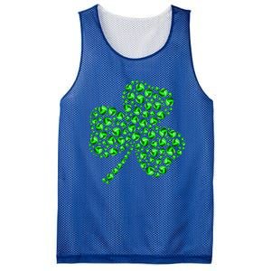 Funny Volleyball Ball Shamrock Clover St Patrick's Day Gift Mesh Reversible Basketball Jersey Tank