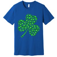 Funny Volleyball Ball Shamrock Clover St Patrick's Day Gift Premium T-Shirt