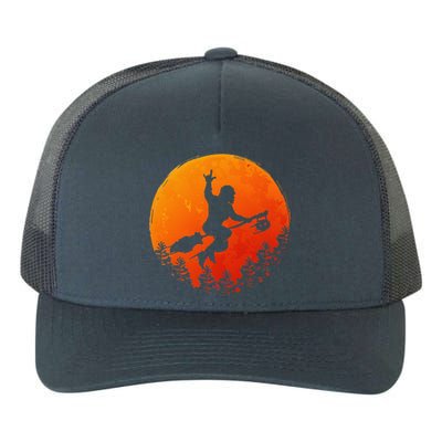 Funny Vintage Bigfoot Pumpkin Halloween Trick Or Treat Gift Yupoong Adult 5-Panel Trucker Hat