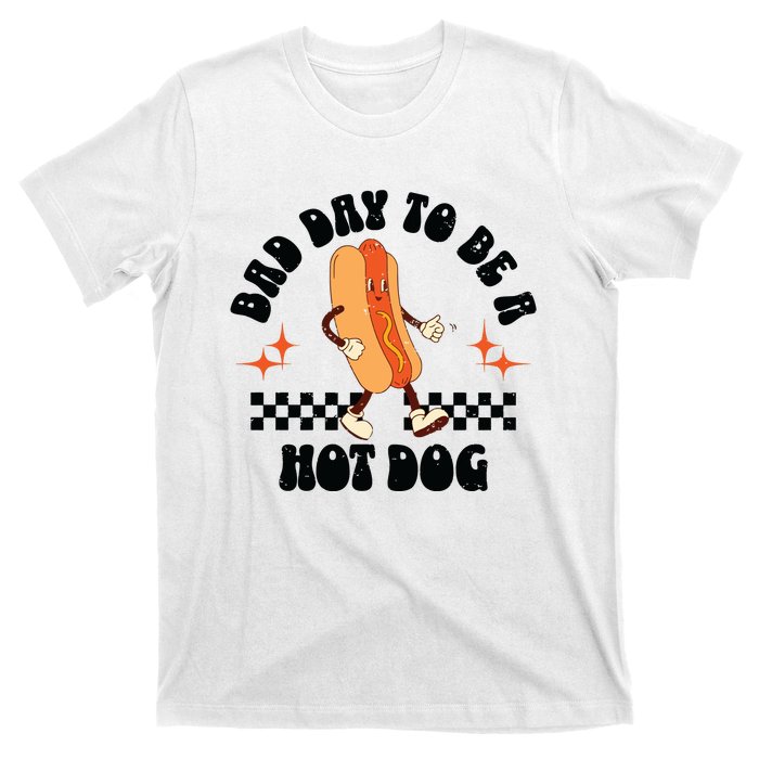 Funny Vintage Bad Day To Be A Hotdog T-Shirt