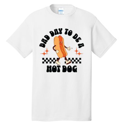 Funny Vintage Bad Day To Be A Hotdog Tall T-Shirt