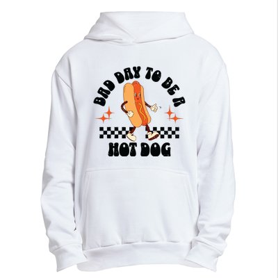 Funny Vintage Bad Day To Be A Hotdog Urban Pullover Hoodie