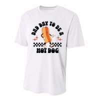 Funny Vintage Bad Day To Be A Hotdog Performance Sprint T-Shirt