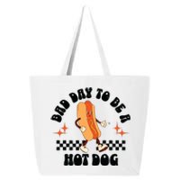 Funny Vintage Bad Day To Be A Hotdog 25L Jumbo Tote