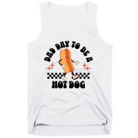 Funny Vintage Bad Day To Be A Hotdog Tank Top