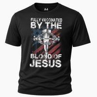 Fully Vaccinated By The Blood Of Jesus Faith Christian Cooling Performance Crew T-Shirt