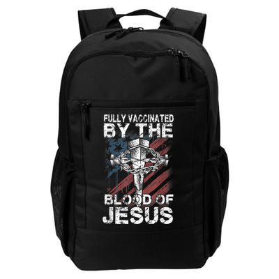 Fully Vaccinated By The Blood Of Jesus Faith Christian Backpack