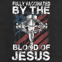 Fully Vaccinated By The Blood Of Jesus Faith Christian Adult Drive Performance Visor