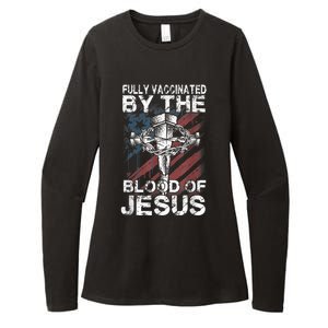 Fully Vaccinated By The Blood Of Jesus Faith Christian Womens CVC Long Sleeve Shirt