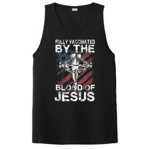 Fully Vaccinated By The Blood Of Jesus Faith Christian PosiCharge Competitor Tank