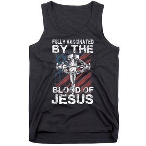 Fully Vaccinated By The Blood Of Jesus Faith Christian Tank Top