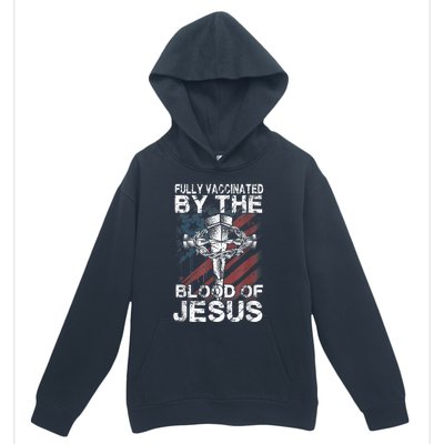 Fully Vaccinated By The Blood Of Jesus Faith Christian Urban Pullover Hoodie