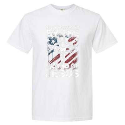 Fully Vaccinated By The Blood Of Jesus Faith Christian Garment-Dyed Heavyweight T-Shirt