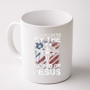 Fully Vaccinated By The Blood Of Jesus Faith Christian Coffee Mug