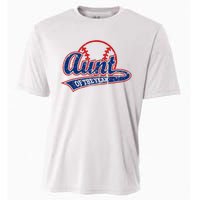 Funny Vintage Baseball Aunt of the Year Cooling Performance Crew T-Shirt