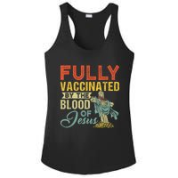 Fully Vaccinated By The Blood Of Jesus Funny Christian Ladies PosiCharge Competitor Racerback Tank