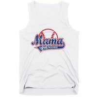 Funny Vintage Baseball Mama of the Rookie Tank Top