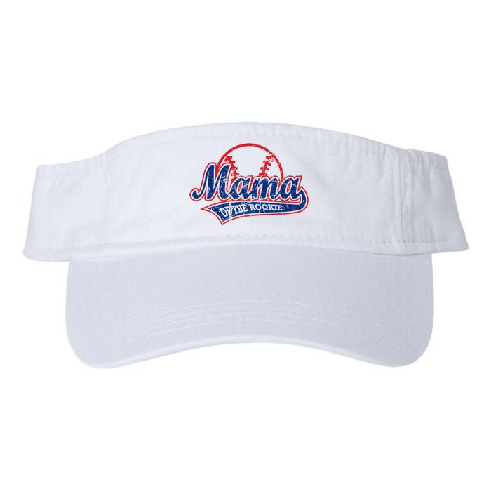 Funny Vintage Baseball Mama of the Rookie Valucap Bio-Washed Visor