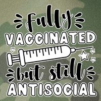 Fully Vaccinated But Still Antisocial Legacy Tie Dye Trucker Hat