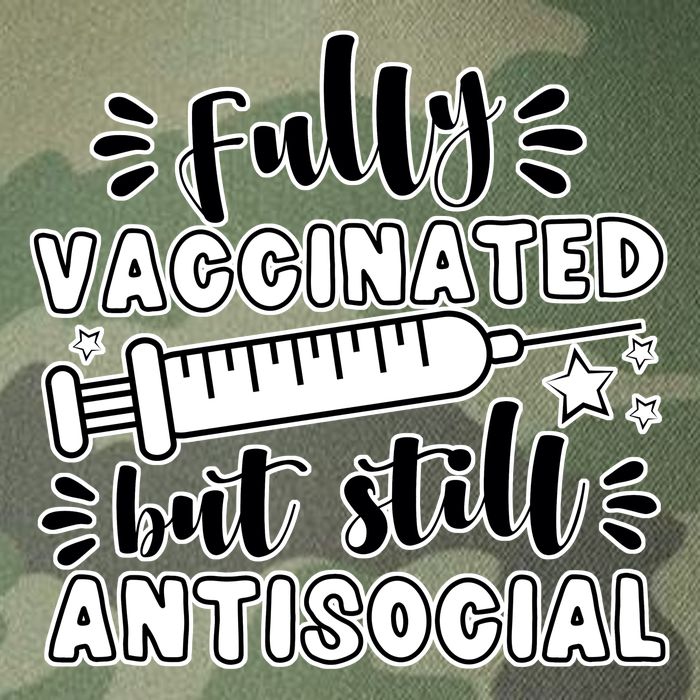 Fully Vaccinated But Still Antisocial Legacy Tie Dye Trucker Hat