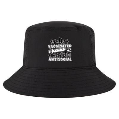 Fully Vaccinated But Still Antisocial Cool Comfort Performance Bucket Hat