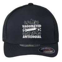 Fully Vaccinated But Still Antisocial Flexfit Unipanel Trucker Cap