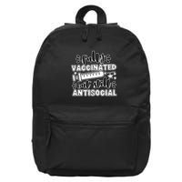 Fully Vaccinated But Still Antisocial 16 in Basic Backpack