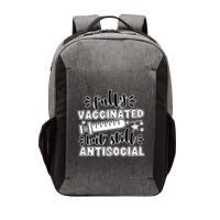 Fully Vaccinated But Still Antisocial Vector Backpack