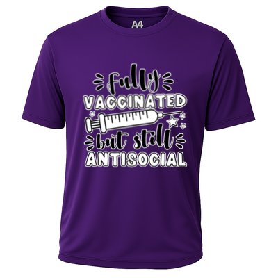 Fully Vaccinated But Still Antisocial Performance Shirt