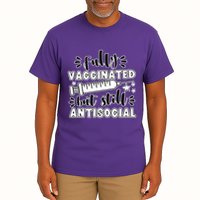 Fully Vaccinated But Still Antisocial Tall T-Shirt