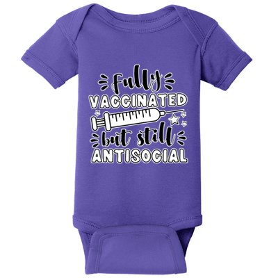 Fully Vaccinated But Still Antisocial Baby Bodysuit