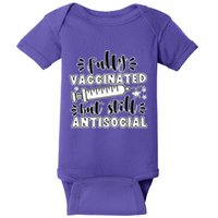 Fully Vaccinated But Still Antisocial Baby Bodysuit