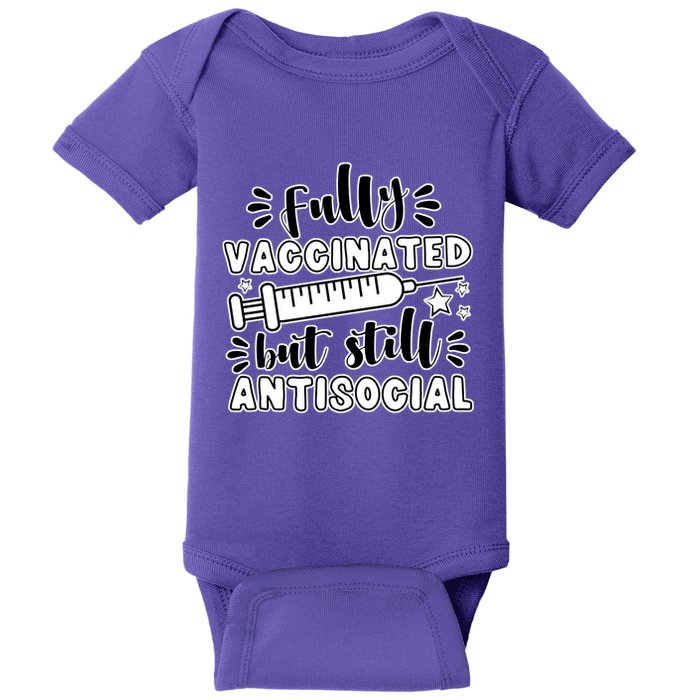 Fully Vaccinated But Still Antisocial Baby Bodysuit