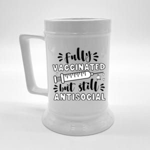 Fully Vaccinated But Still Antisocial Beer Stein