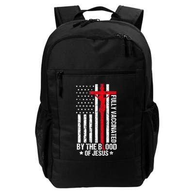 Fully Vaccinated By The Blood Of Jesus Christian Backpack