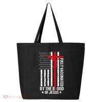 Fully Vaccinated By The Blood Of Jesus Christian 25L Jumbo Tote