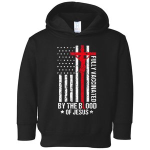 Fully Vaccinated By The Blood Of Jesus Christian Toddler Hoodie