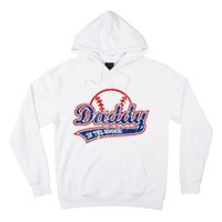 Funny Vintage Baseball Daddy Of The Rookie Hoodie