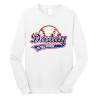 Funny Vintage Baseball Daddy Of The Rookie Long Sleeve Shirt