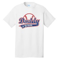 Funny Vintage Baseball Daddy Of The Rookie Tall T-Shirt