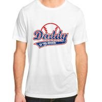 Funny Vintage Baseball Daddy Of The Rookie Adult ChromaSoft Performance T-Shirt