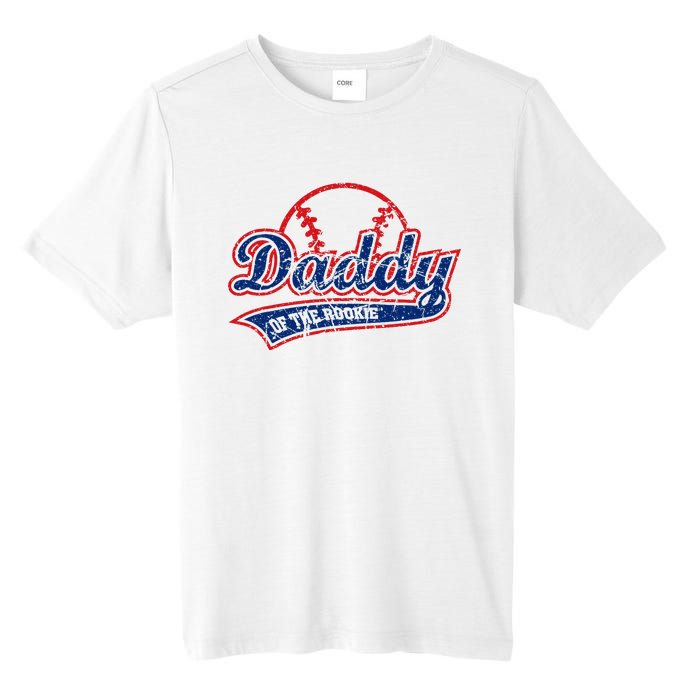 Funny Vintage Baseball Daddy Of The Rookie Tall Fusion ChromaSoft Performance T-Shirt