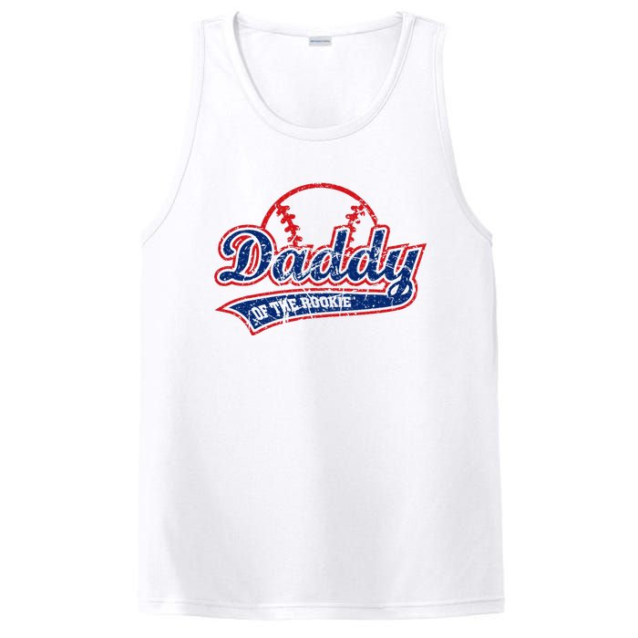 Funny Vintage Baseball Daddy Of The Rookie PosiCharge Competitor Tank