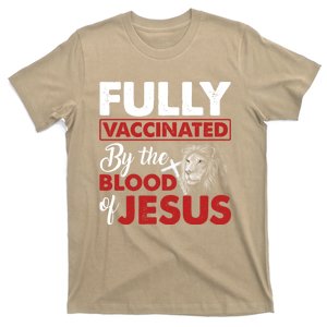 Fully Vaccinated By The Blood Of Jesus Lion God Christian 12 T-Shirt